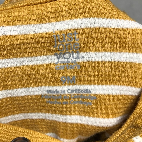Carter’s baby striped-yellow jacket sweater - Picture 4 of 4